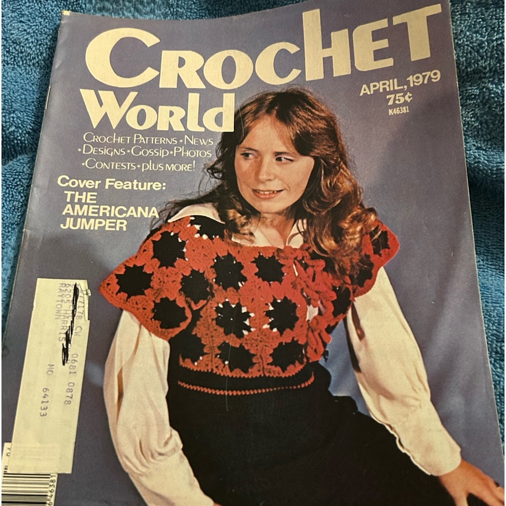 Vintage Crochet World Magazine April 1979